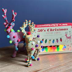 Funky Reindeer &amp; Lights Gift Set