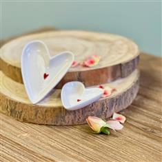 Glossy Ceramic Trinket Heart