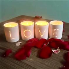 Love T-Light Holders