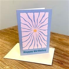 Flower Power Greeting Card