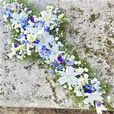 Blue &amp; White Cross