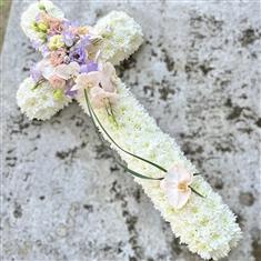 Based Peach &amp; Lilac Cross