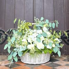 Elegant White Basket