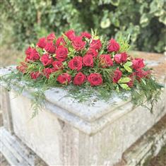 Rose Coffin Spray - With Colour Choice