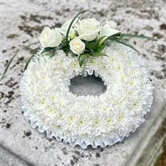 Classic White Wreath - Colour Options