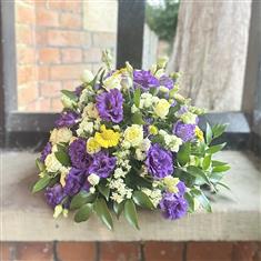 Lemon and Purple Posy