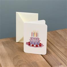 Birthday Cake Greetings Card