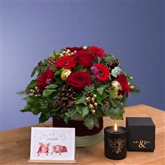 Luxury Christmas Hatbox Gift Set